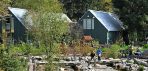 the exterior of the tacoma nature center main building, where we hold mindfulness retreats